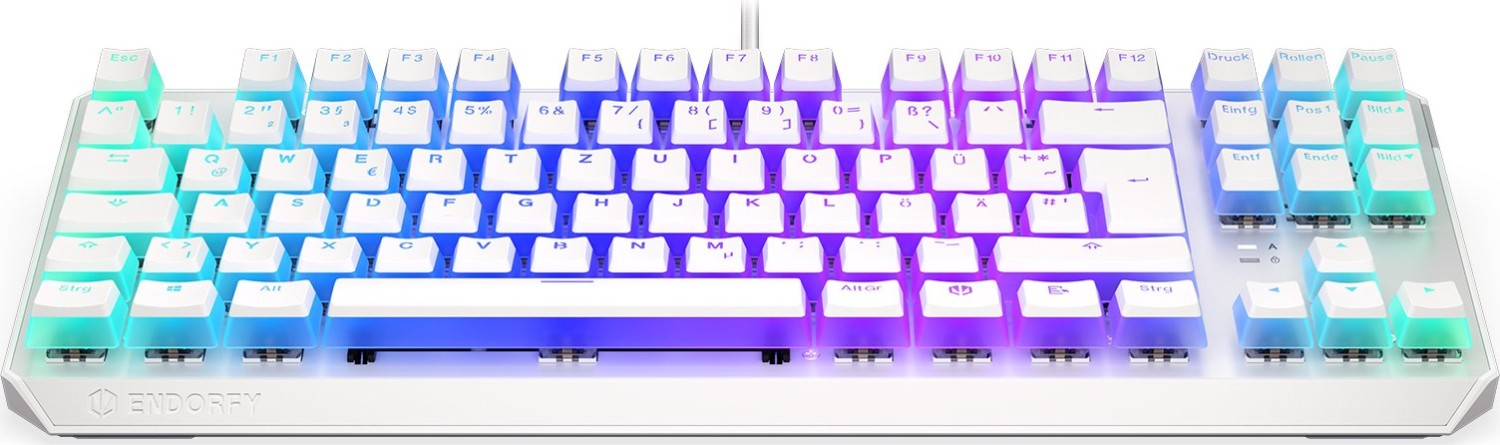 Endorfy Thock TKL Pudding Onyx White