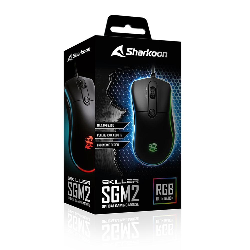 Sharkoon SGM2 Gaming Maus RGB