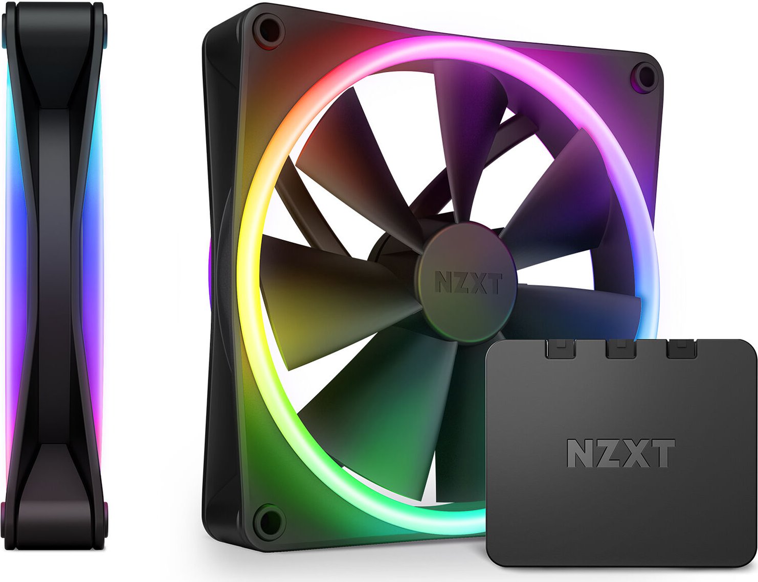 NZXT F140 RGB Duo black Twin-Pack