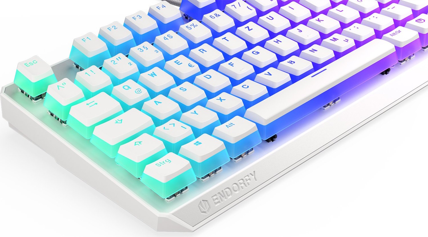 Endorfy Thock TKL Pudding Onyx White