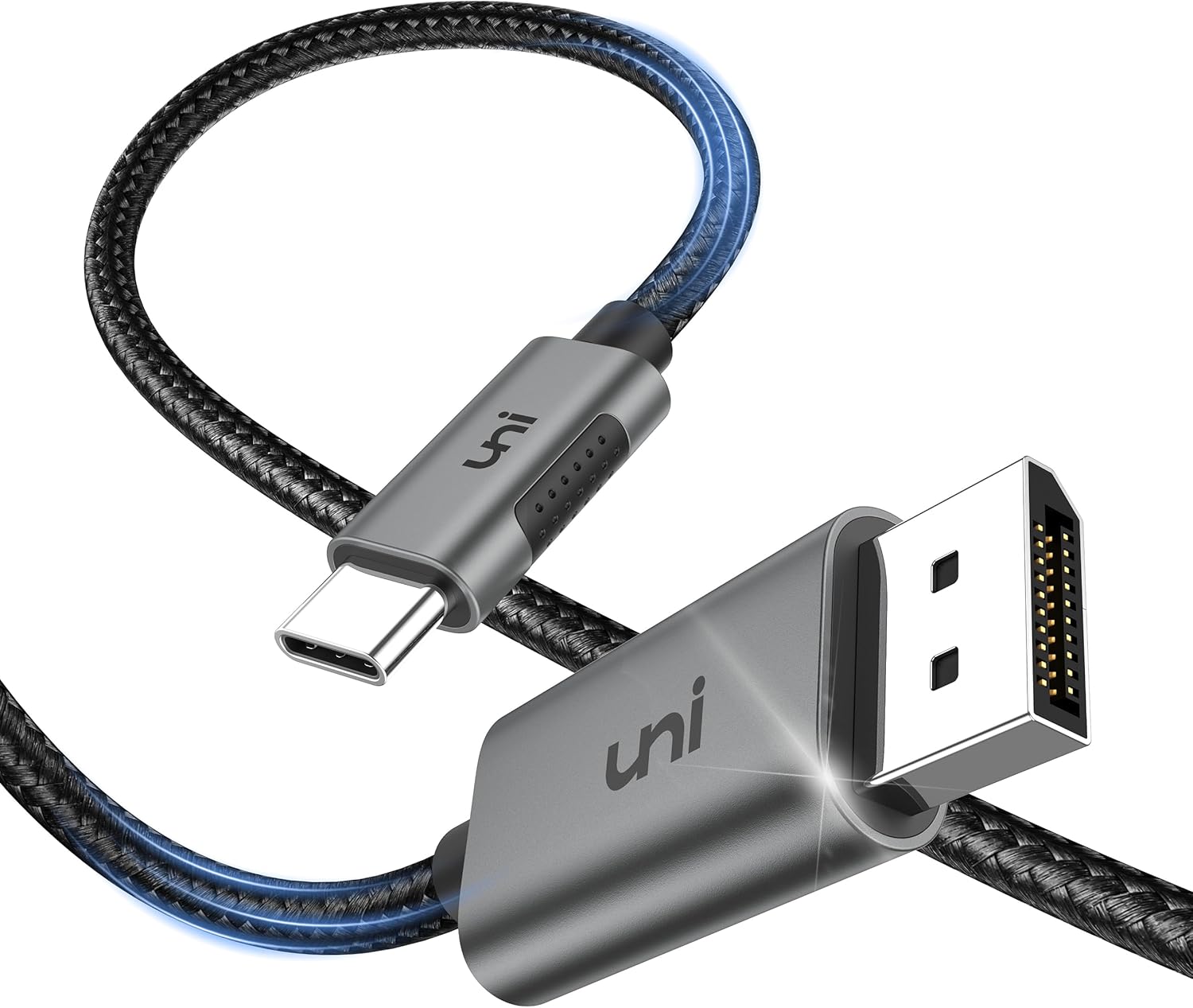 USB-C zu DisplayPort Kabel schwarz 1,8m